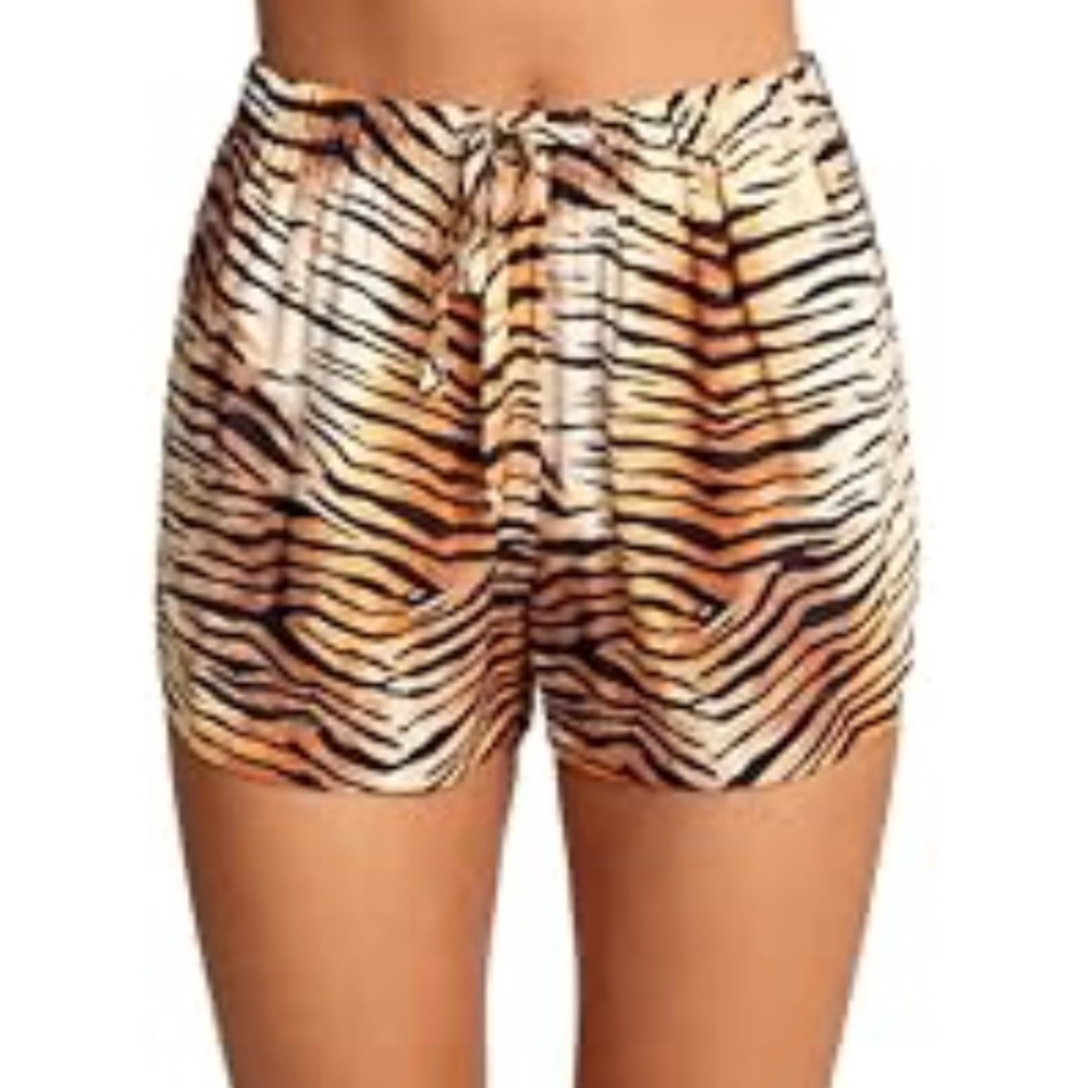 RVCA Women Animal Print Basic Shorts